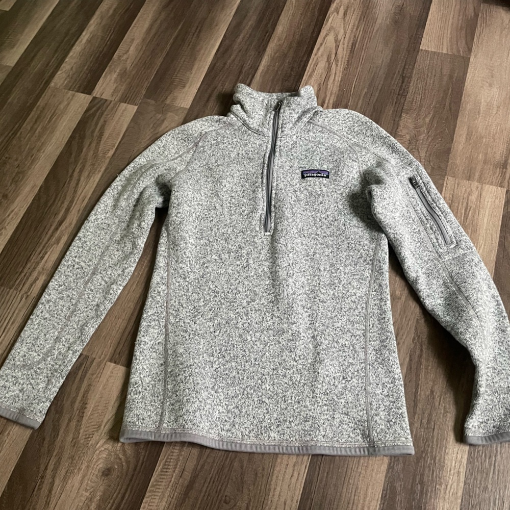 Patagonia Light Gray Fleece Jacket